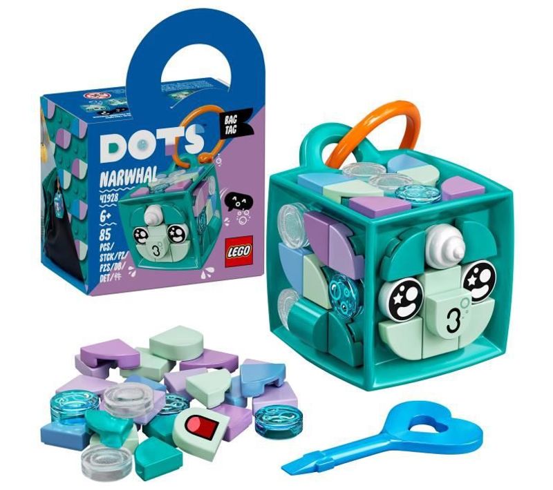 41928 Dots Porte-clés Narval – Accessoire Et Loisirs Créatifs, Décoration Pour Filles Et Garçons