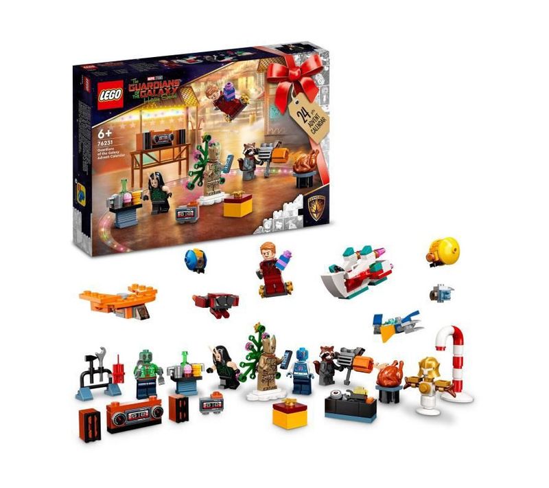 Lego Marvel 76231 Le Calendrier De L'avent 2022 Les Gardiens De La Galaxie, Pour Enfants