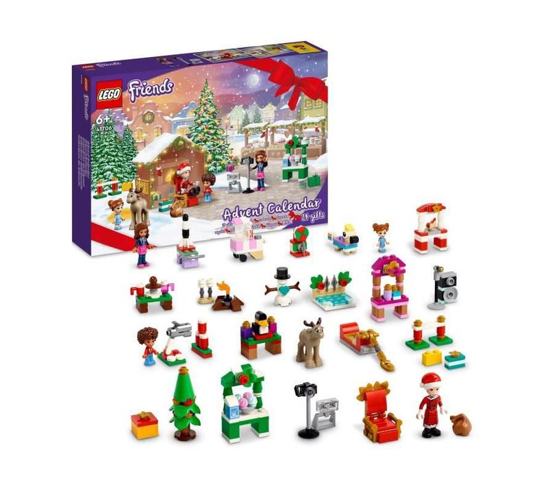 Lego Friends 41706 Le Calendrier De L'avent 2022, Jouet Et Figurines, Cadeau Noël Enfants