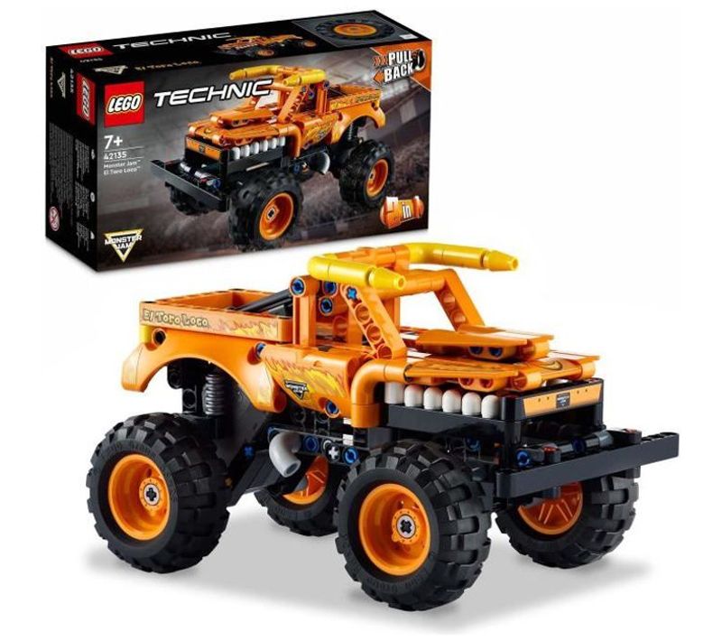 Technic Monter Jam El Toro Loco Voiture Des 2 En 1 Truck Et Véhicule Tout-terrain