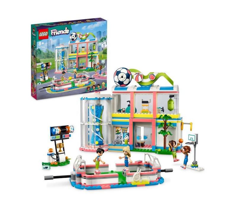 Friends 41744 Le Centre Sportif, Jouet Avec Figurines Et Jeux De Football, Basketball Et Tennis