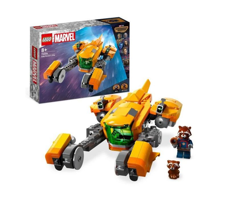 Marvel 76254 Le Vaisseau De Bébé Rocket, Jouet à Construire Les Gardiens De La Galaxie