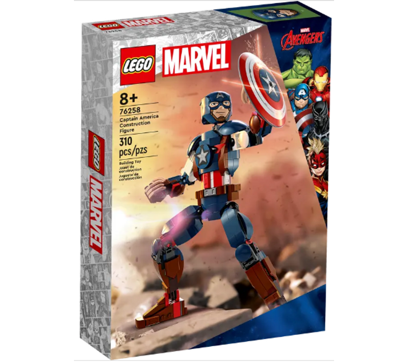 76258  Marvel - La Figurine De Captain America