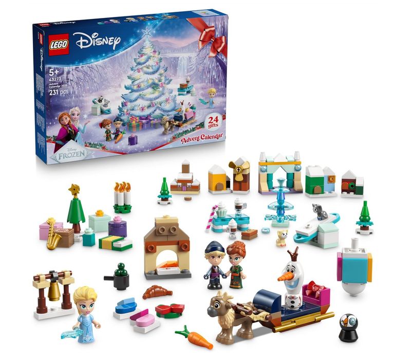 Calendrier De L’avent Disney Frozen 231 Pièces, Jeu De Construction