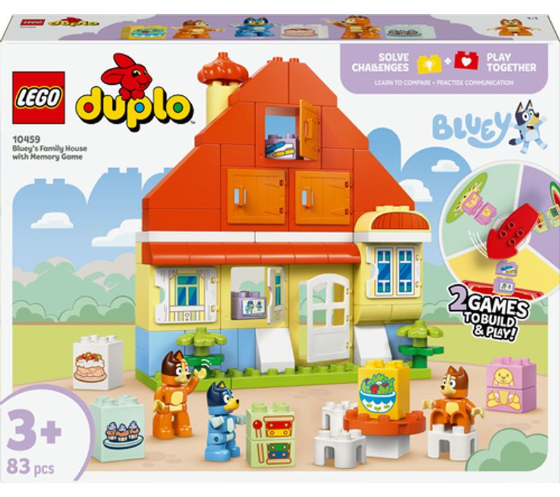 10459 La Maison De Famille De Bluey Et Le Jeu De Memoire