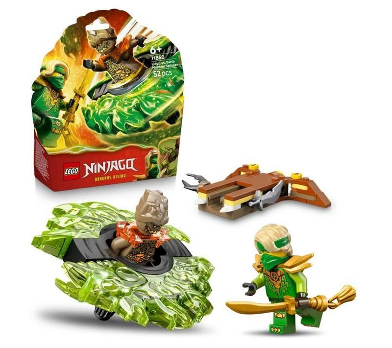 Ninjago 71850 Lloyd Vs Monster De La Terre Lanceur De Toupie