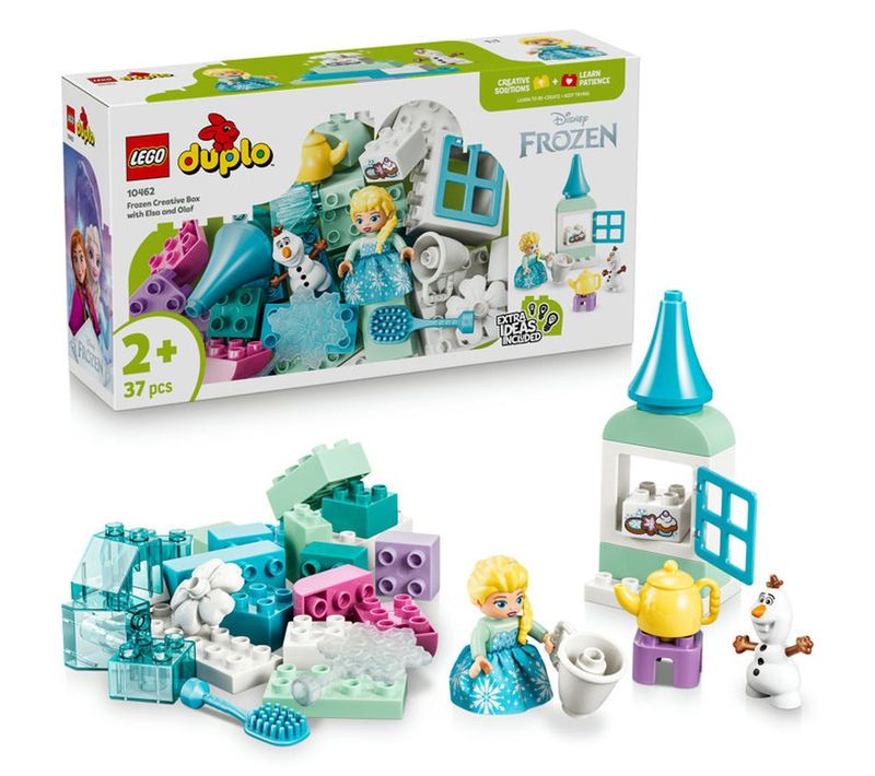 Boîte Créative Duplo Reine Des Neiges 10462 Avec Elsa Et Olaf, 37 Pièces
