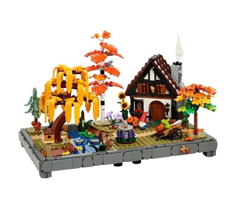 Icons 11372 - Cottage D'automne Et Jardin, 1 102 Pièces