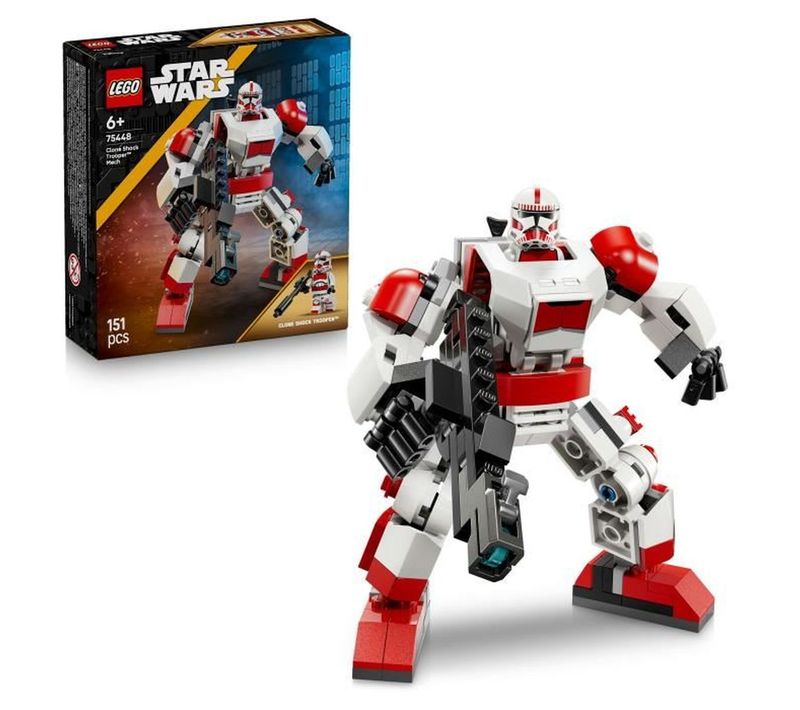 Star Wars Shock Trooper Clone - Mech Robot 151 Pièces, Articulé 13+ Cm