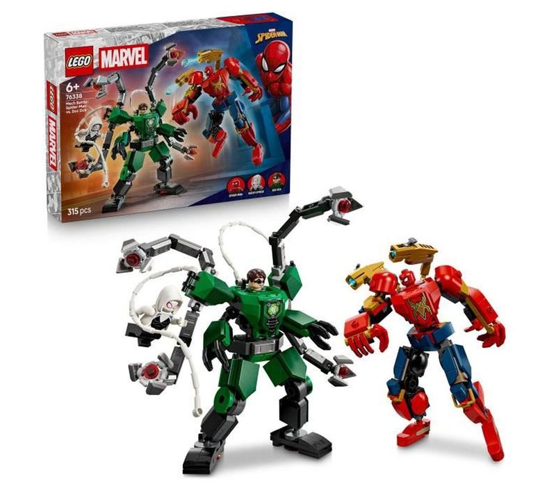 The Robot Battle : Spider-man Vs Docteur Octopus - 315 Pièces, Dès 6 Ans