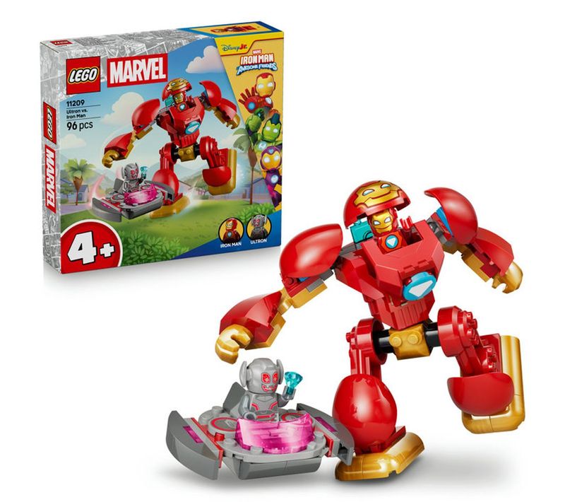 Construction Lego Marvel Ultron Vs Iron Man 96 Pièces, 2 Figurines