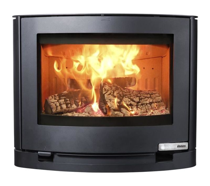 Poele à Bois Suspendu - Aduro 15-3 - 50554 - 6,5 Kw - Noir