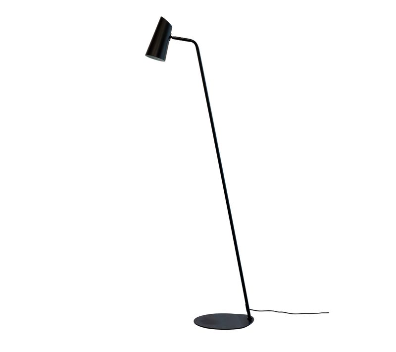 Lampadaire En Métal Noir, H 149 Cm D 30 Cm - Pallas