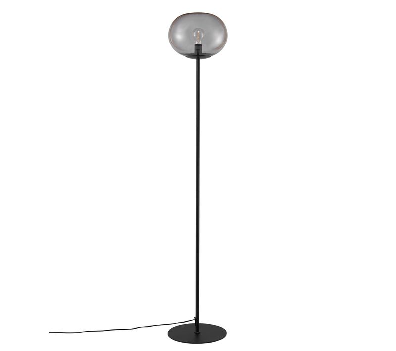 Lampadaire Alton 27,5 Verrerie Noir, H.150 - Ip20 - E27 / Intérieur