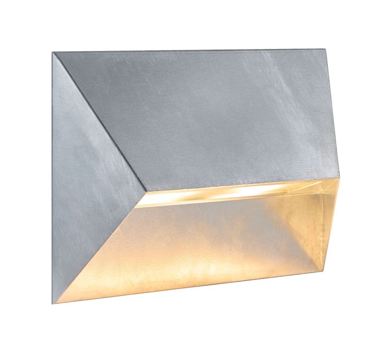 Applique Murale Pontio  Acier Galvanisé Acier Galvanisé, H.19 - Ip54 - Gu10 / Extérieur