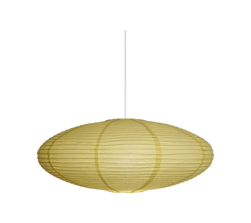 Abat-jour Luminaire Villo 60 Papier Jaune H. 24  -intérieur