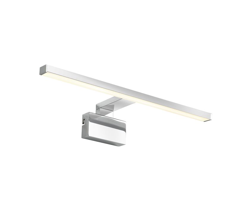 Applique Murale Marlee 50 3000k Métal Chromé, H.3.8 - Ip44 - LED Module / Intérieur