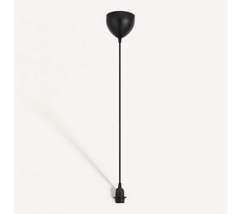 Suspension Luminaire Delux Métal Noir H. Ip20 -intérieur