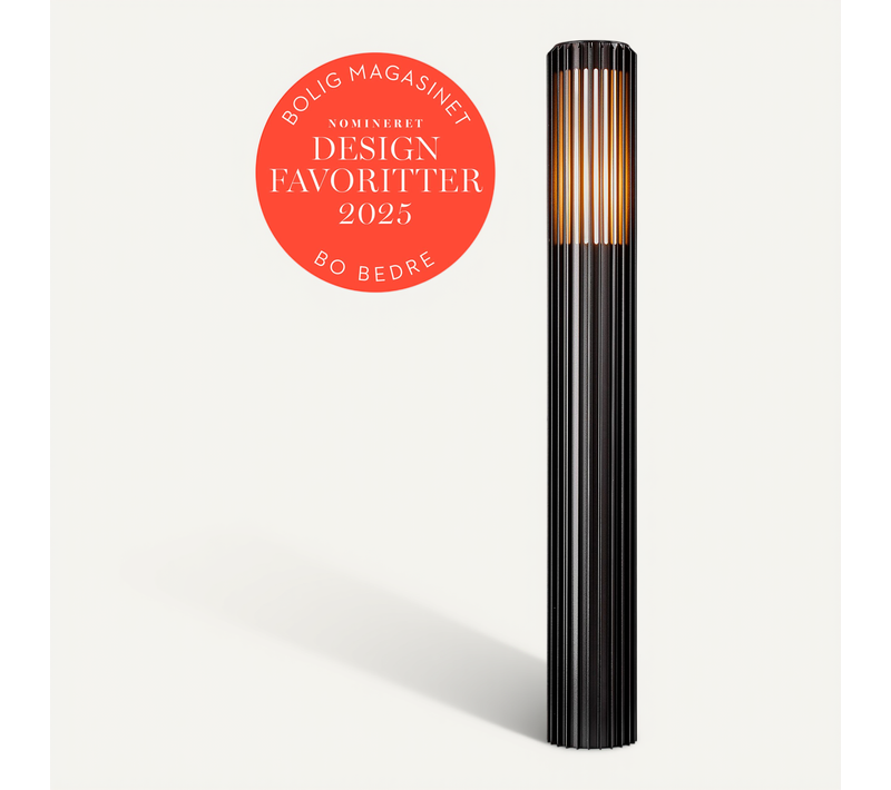Potelet Luminaire Aludra 95 Aluminium Seaside Noir H. 95,4 Ip44 -extérieur