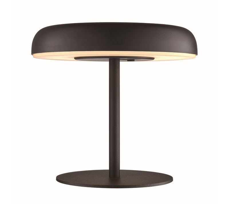 Luminaire Nomade Elmer Solar Matière Plastique Noir, H.17  Ip44  Solarled /  Extérieur