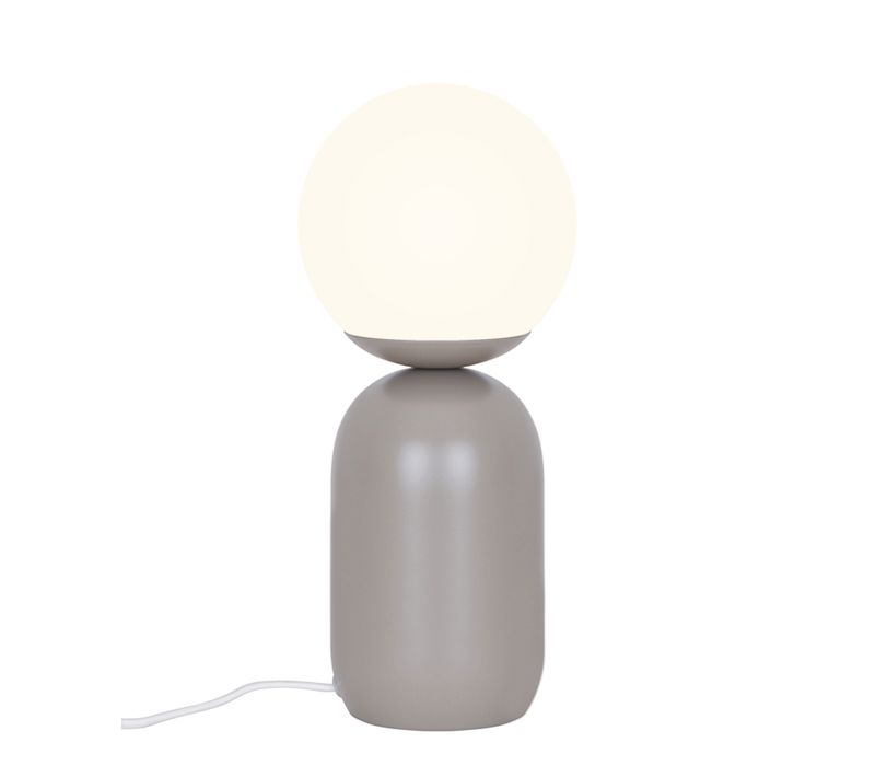 Lampe à Poser Notti Métal Marron Clair , H. 34,5 - Ip20 - E14 / Intérieur