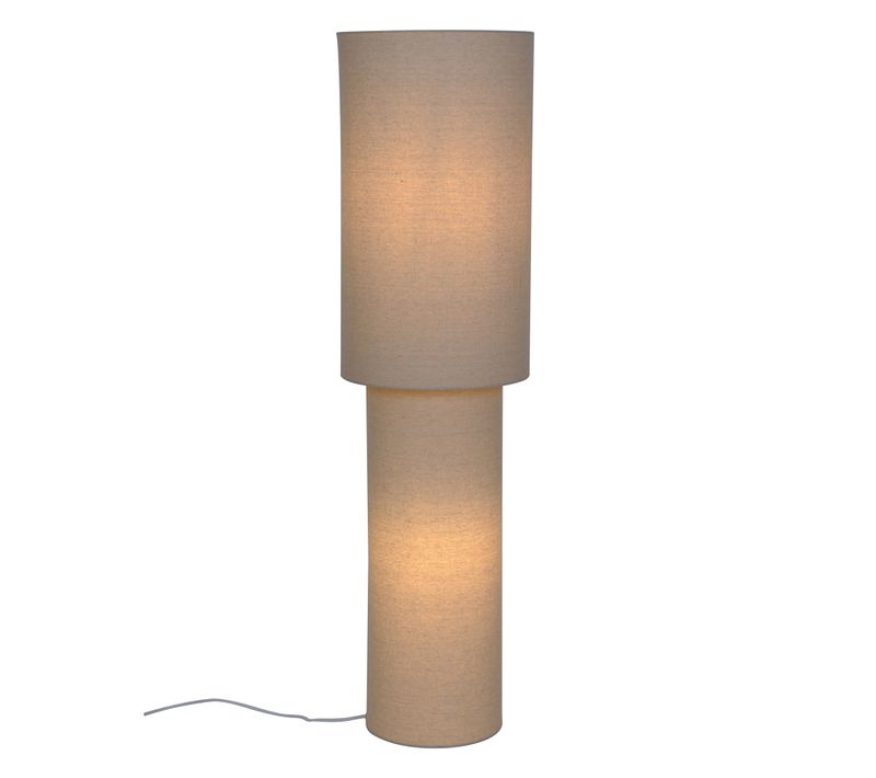 Lampadaire Izara 110  Textile Beige ,  H. 110 - Ip20 - E27 /   Intérieur