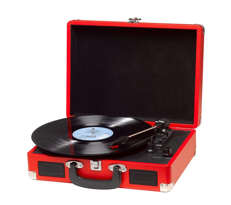 Tourne-Disque Vpl-120 Rouge