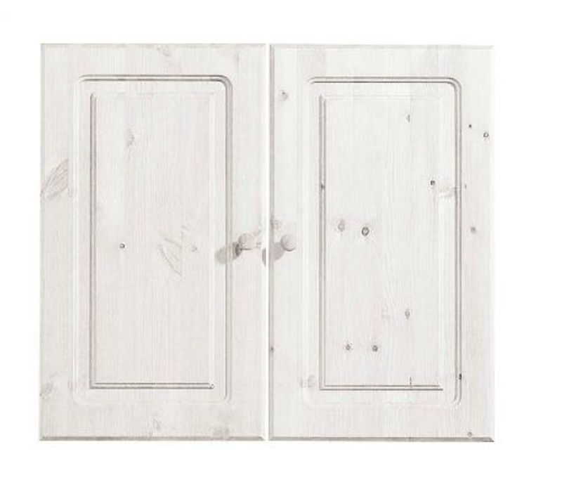 Billie-portes De Bibliothèque En Pin Blanc Set Of 2