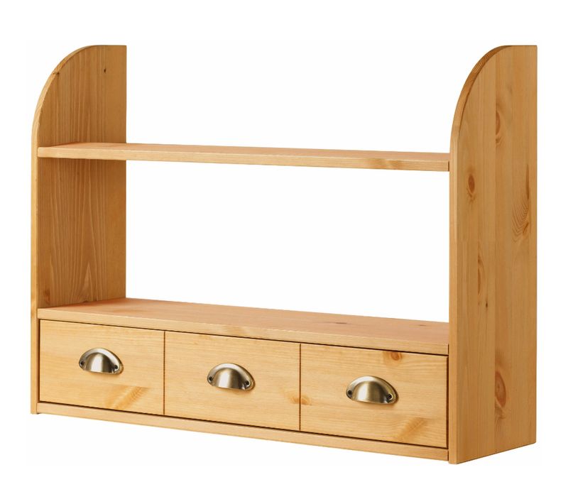 Toscana-étagère Suspendue Avec Tiroir En Cire Tachée