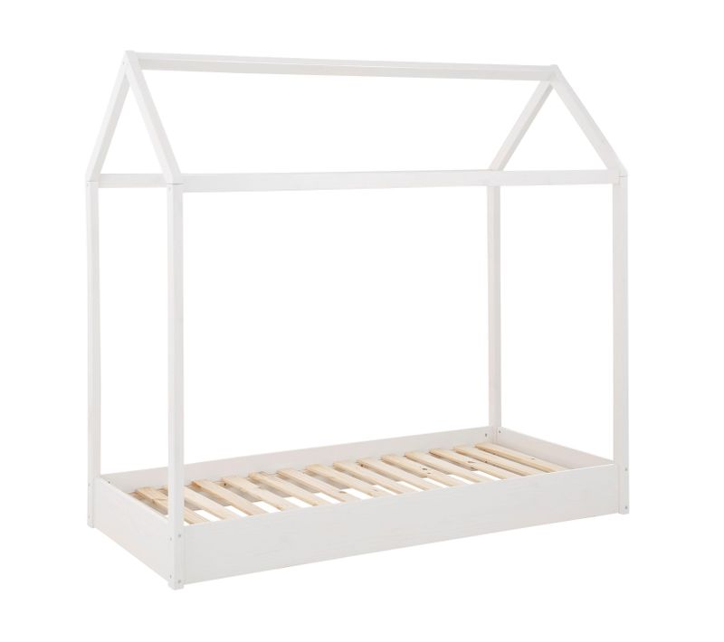 Ellen- lit cabane En Blanc 90x200