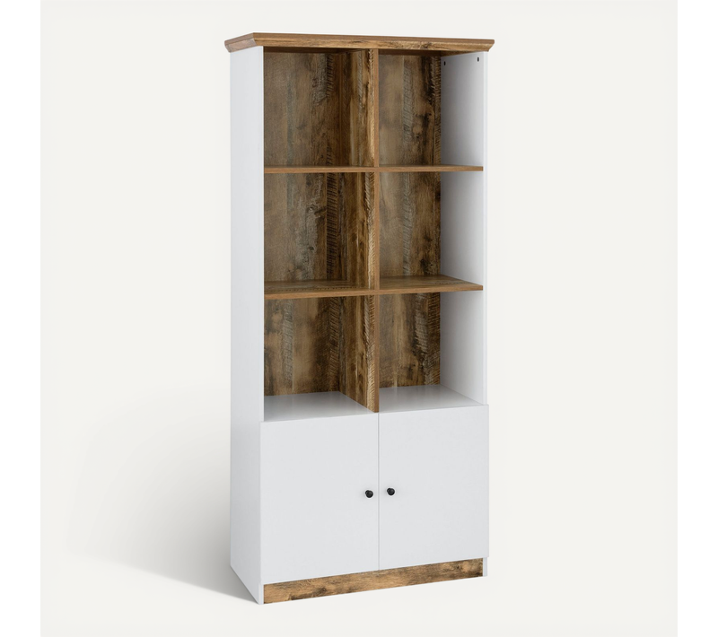 Castor-bibliothèque 6 Open White Oak