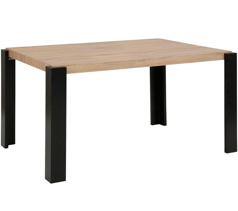 Otago-table à Manger 120 Cm Chêne Noir