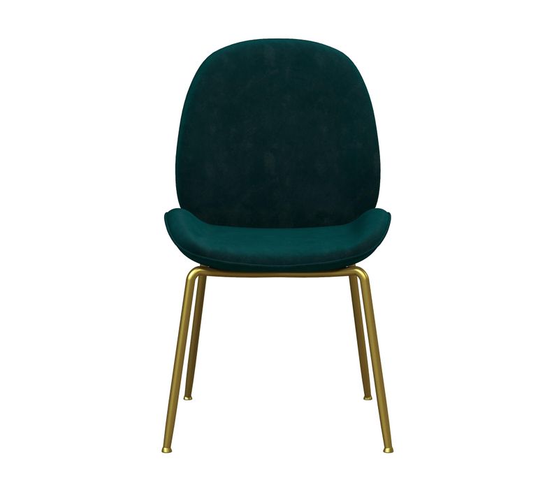 Astor-chaise De Salle à Manger En Velours Vert
