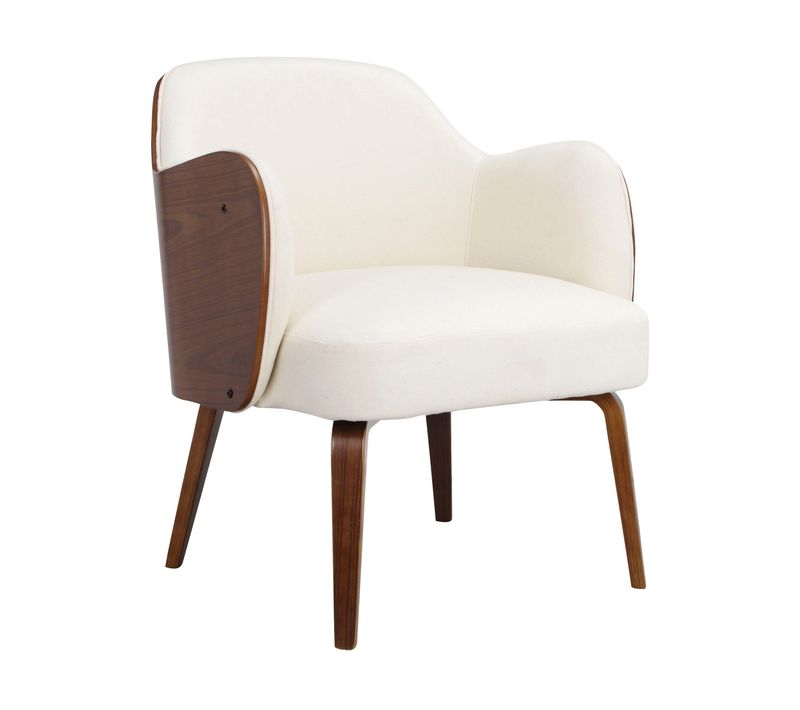 Haruko-fauteuils Rembourrée En Crème Dolly Teddy