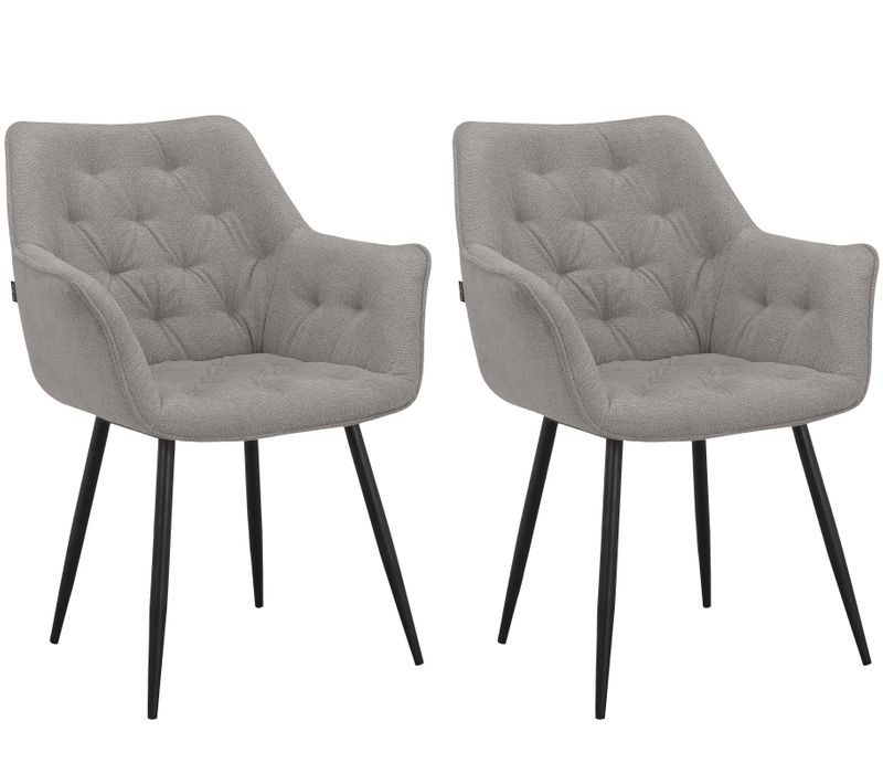 Suzuka-fauteuil 2 Pk Gris Clair Belfast