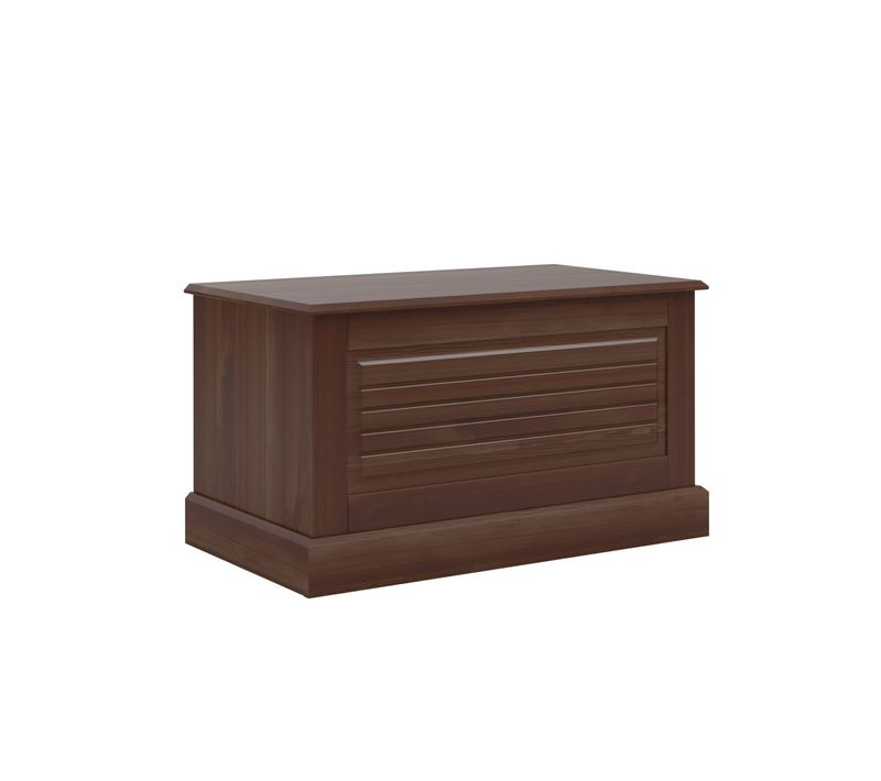 Mille-coffre Avec Porte à Rabat En Marron Pin
