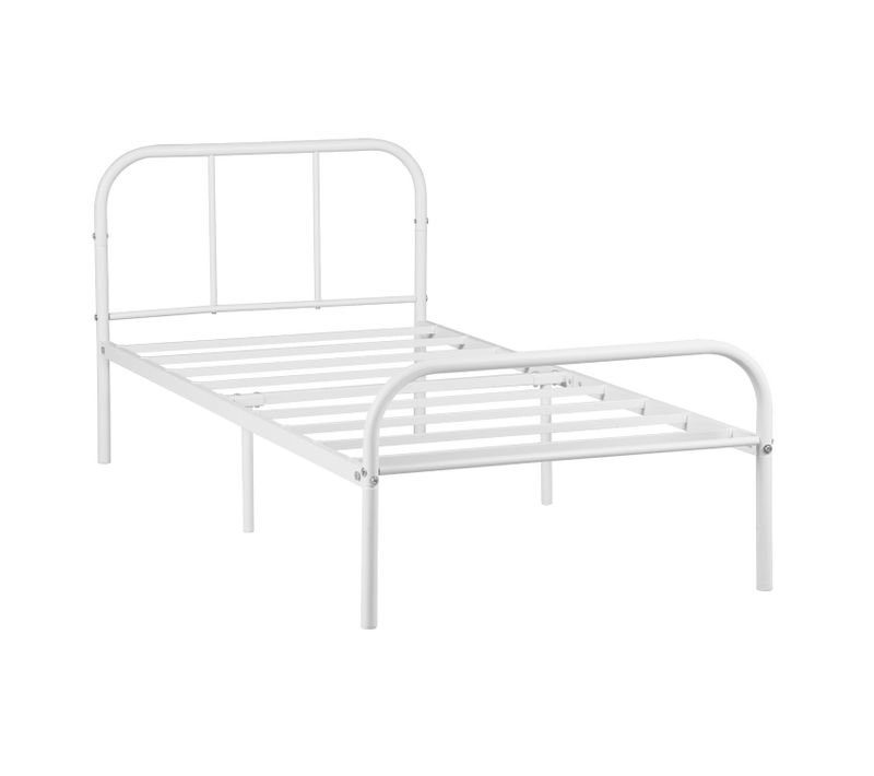 Cadre De Lit Simple Rangement En Métal Design Simple 197*91*28 Cm