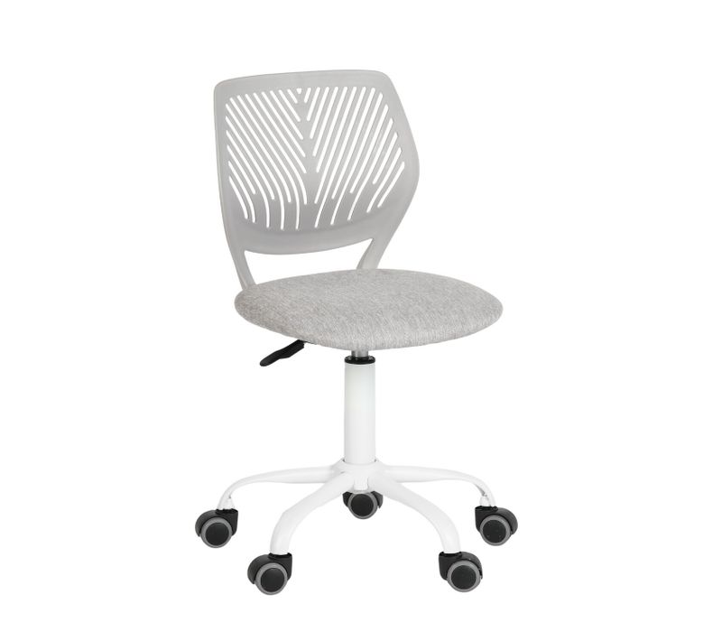 Chaise De Bureau Pour Enfant Gris à Roulettes