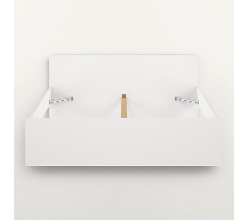 Lit 180x200 cm BEST blanc mat