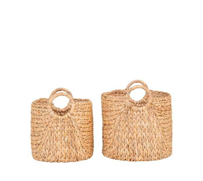 Lot De 2 Paniers En Jacinthe D’eau