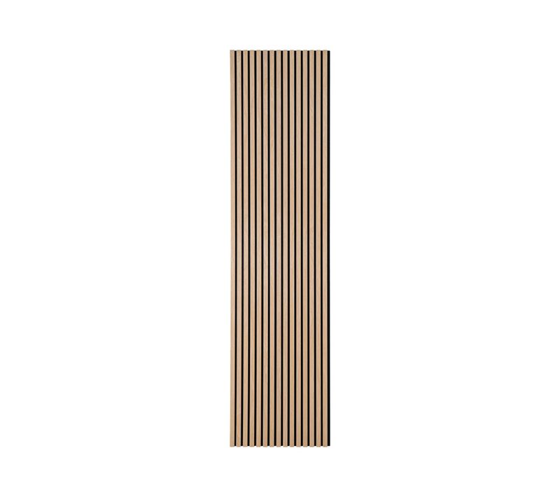Set De 2 Panneaux Muraux Décoratifs 60 x 2.2 x 240 Cm - Bois Clair
