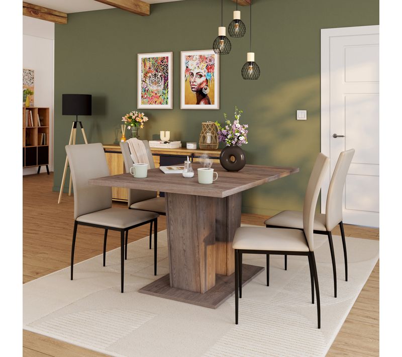 chaise LOU taupe