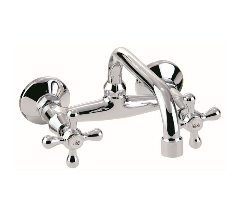 Robinet Mitigeur Retro Pour Lavabo Mural