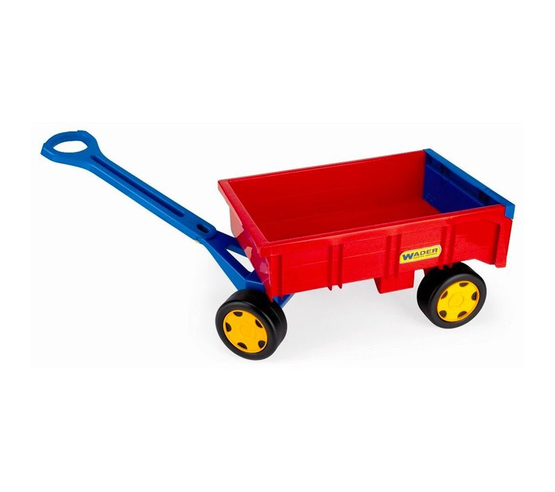 Gigant Chariot Enfant à Tirer Remorque Pour Jouets Jardin Plage    Rouge