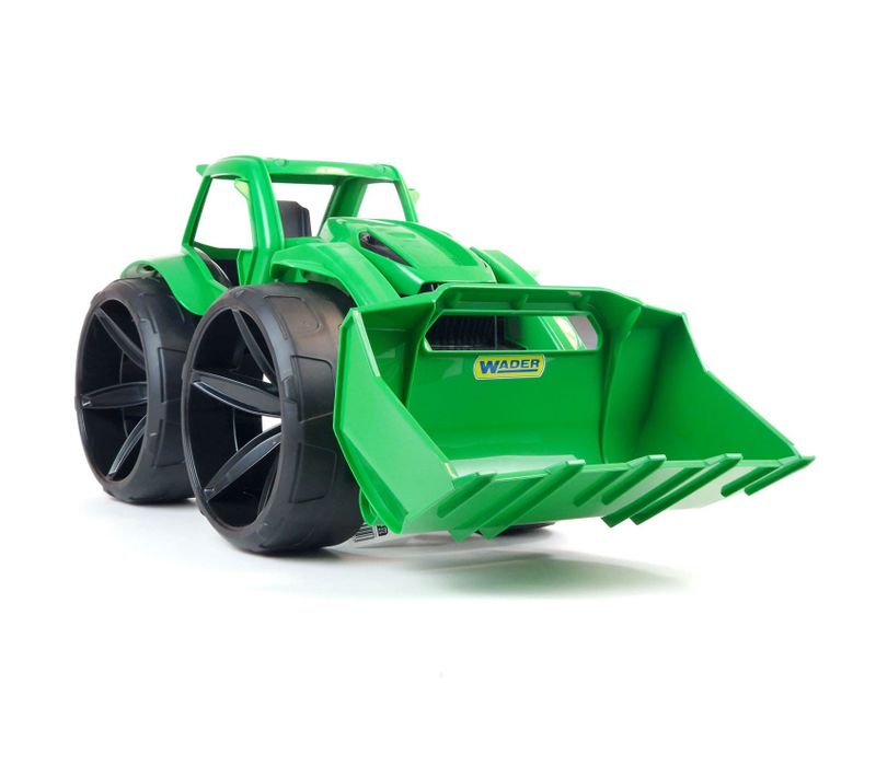 Maximus Bulldozer Tractopelle Grand Jouet Maison Jardin Plage Vert