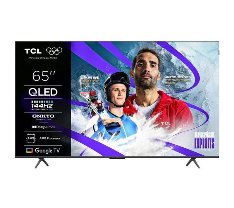 Téléviseur QLED 4K 65" (164 cm) 65P8K 4K QLED 144Hz avec Google TV 2025