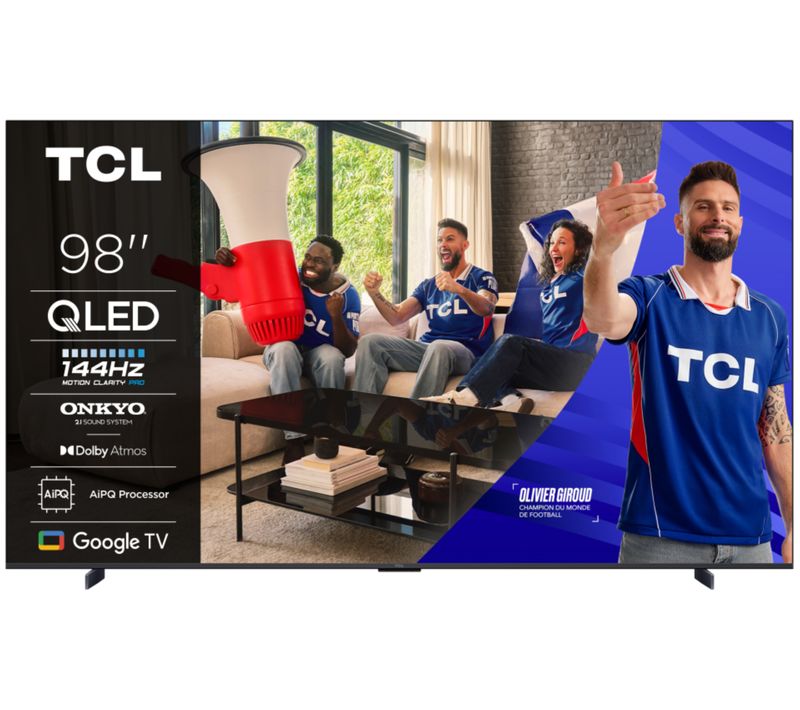 Téléviseur QLED 98'' 249 cm TCL 98P81K