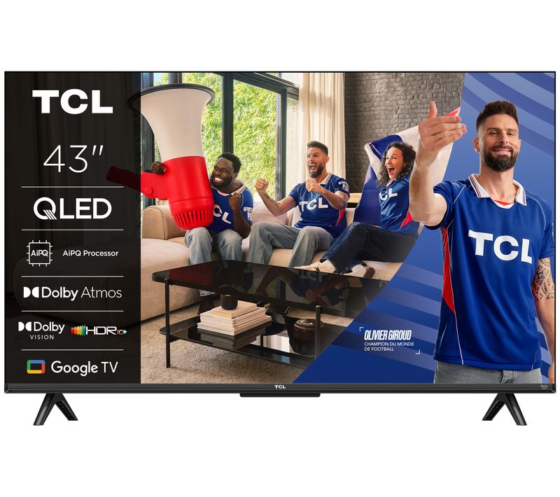 Téléviseur QLED 43'' 109 cm TCL 43T69C Smart TV - Dolby Atmos