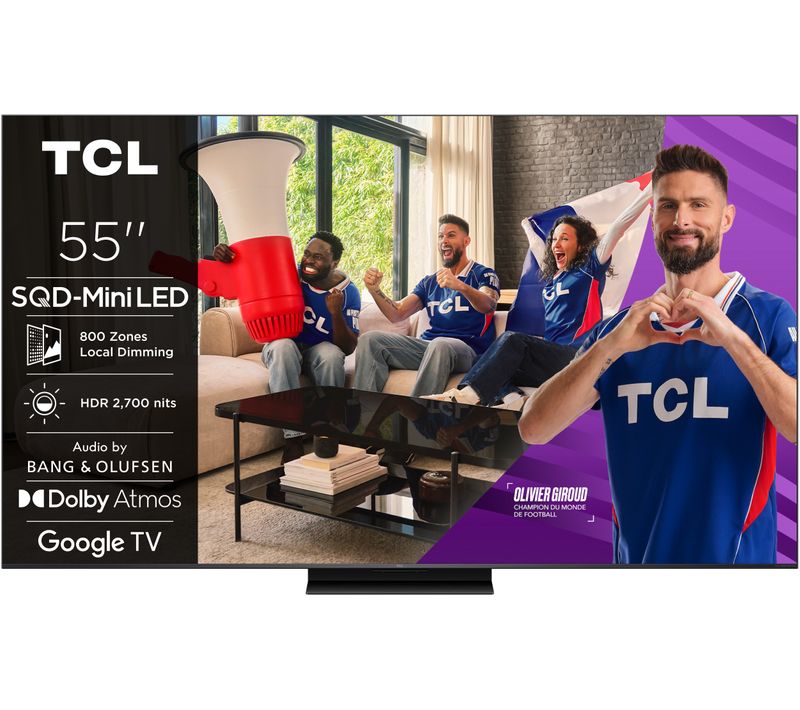 Téléviseur 4K 55'' TCL 55C7L Mini LED - Smart TV