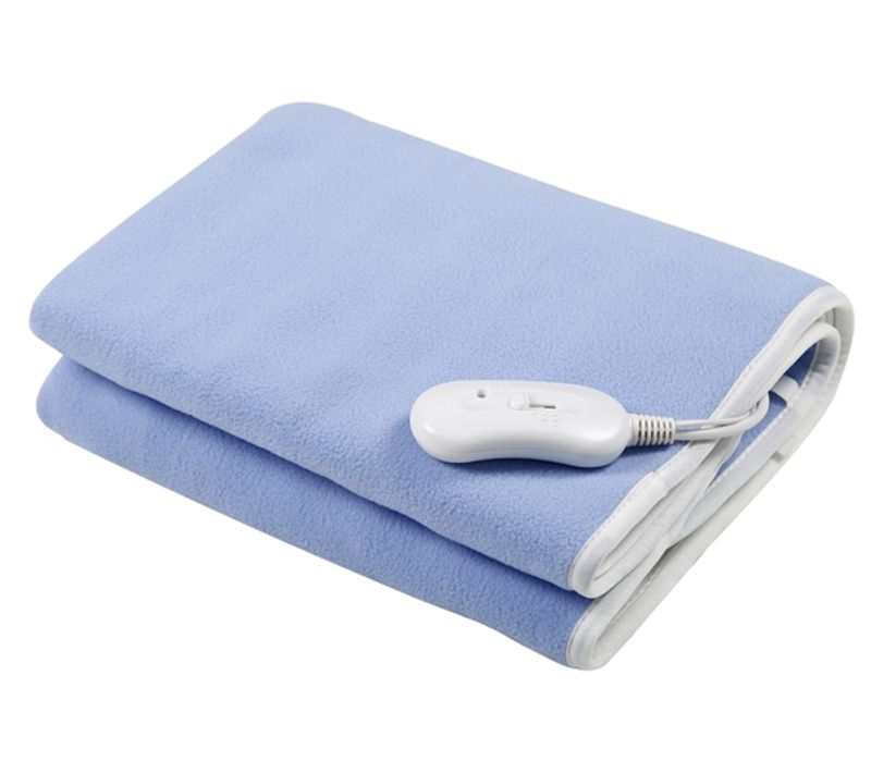 Couverture Chauffante Ehb001 60 W Bleu, Blanc Toison, Polyester